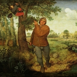 Pieter Bruegel, De boer en de nestrover, (1568, paneel, 59,3×68,3 cm)